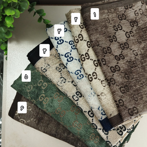 روسری نخی طرحدار گوچی