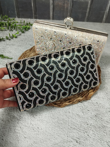 کیف مجلسی انگشتری دایره نگینی